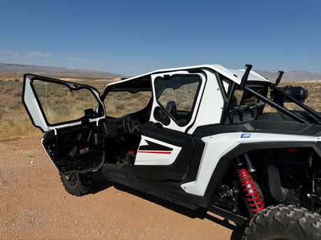 Photo of POLARIS RZR 1000XP/TURBO 4-SEAT Cab Enclosure "THE VAULT" 2024+ Upper Side Doors & Panels (Patent Pending) by Dirt Warrior Accessories - Premium VAULT for UTVs / Side by Sides