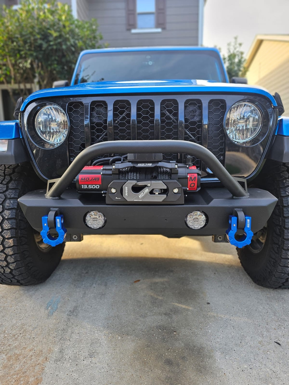 Photo of Aluminum winch shackle, closed latch (LIFE TIME WARRANTY*) by MOJAB OFFROAD - Premium for UTVs / Side by Sides