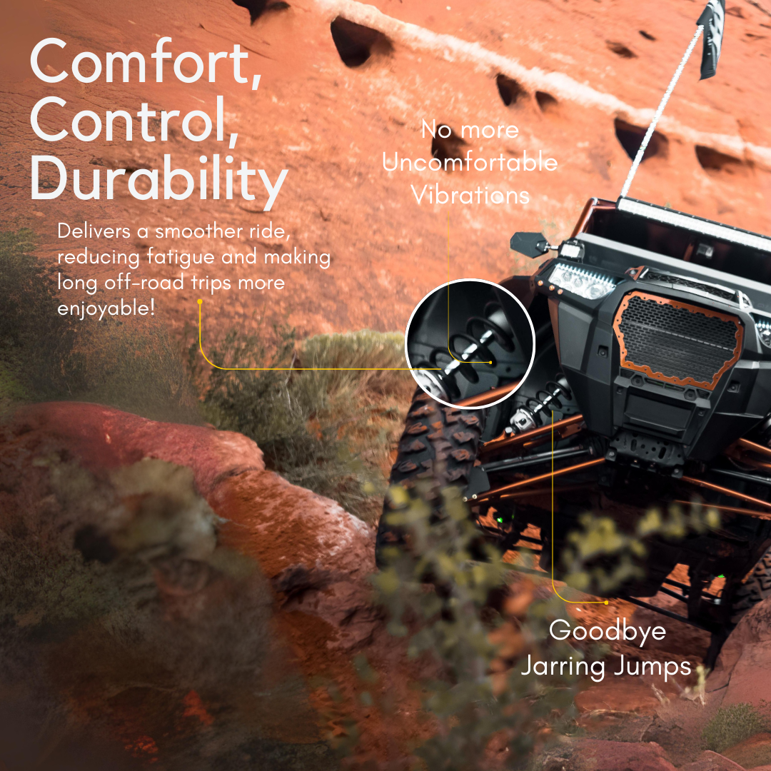 Polaris RZR XP Turbo Tender Spring Kit - 2-3" Lift + 80% Better Ride (2017+)