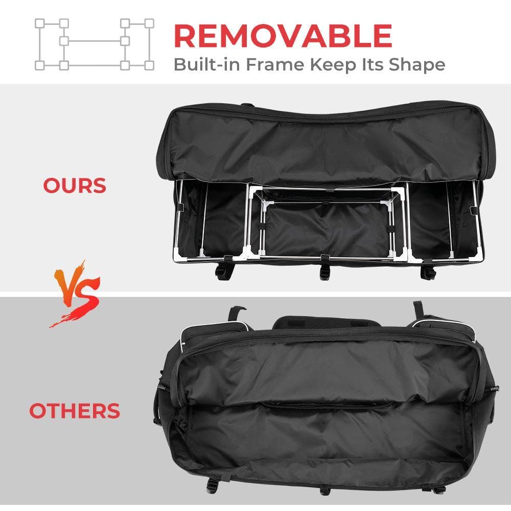Photo of Kemimoto ATV Rear Cargo Rack Bag by Kemimoto - Premium for UTVs / Side by Sides