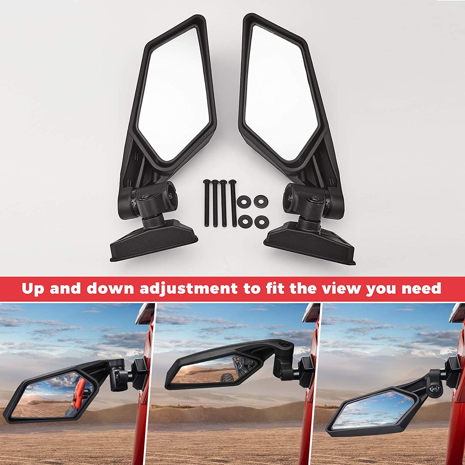Photo of Kemimoto Front Bumpers & Side Mirrors for Can-Am Maverick X3 by Kemimoto - Premium for UTVs / Side by Sides
