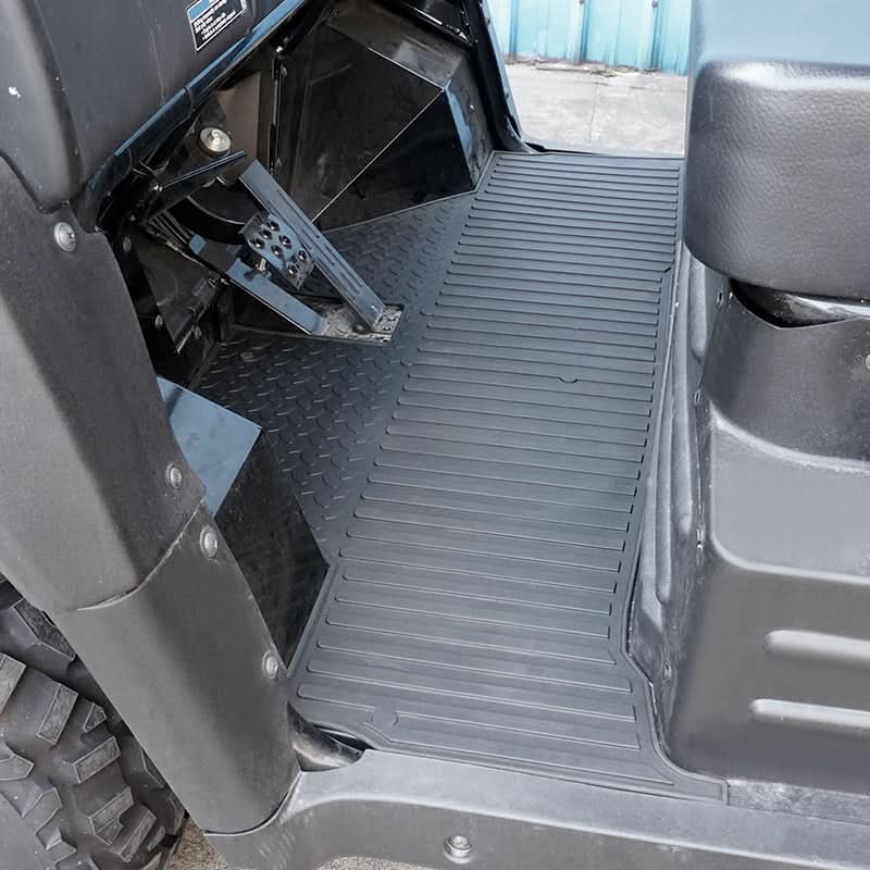Photo of Front Floor Mats for Kawasaki Mule 4010 4000 3010 by Kemimoto - Premium for UTVs / Side by Sides