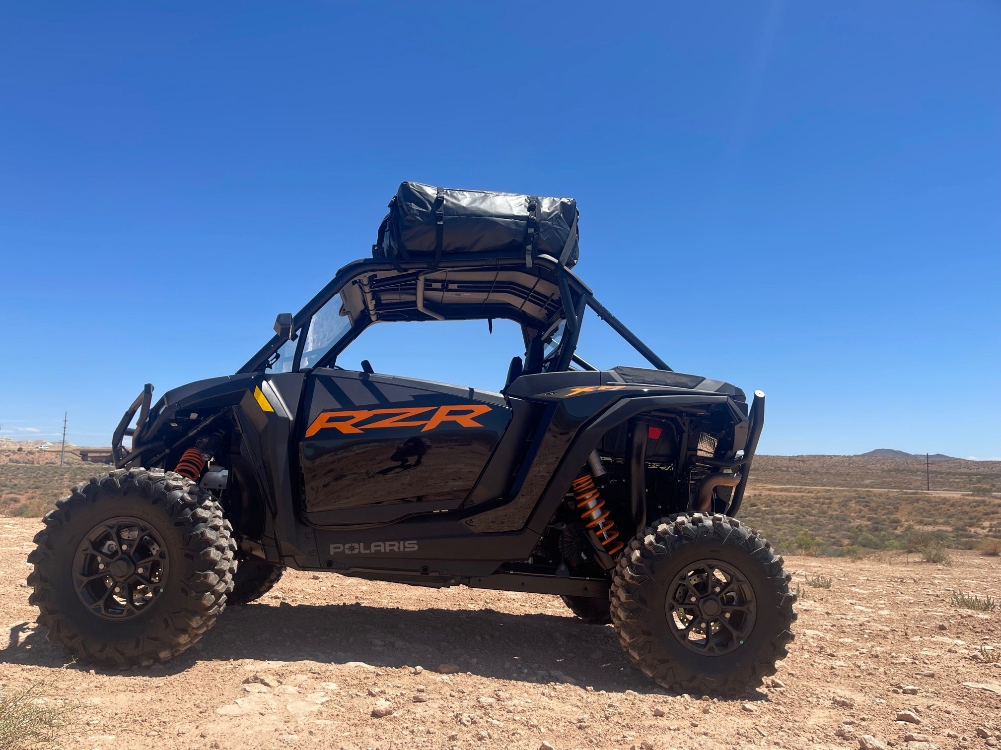Photo of DIRT WARRIOR Waterproof NOT-SO-DIRTY Roof Top Bag by Dirt Warrior Accessories - Premium STORAGE for UTVs / Side by Sides