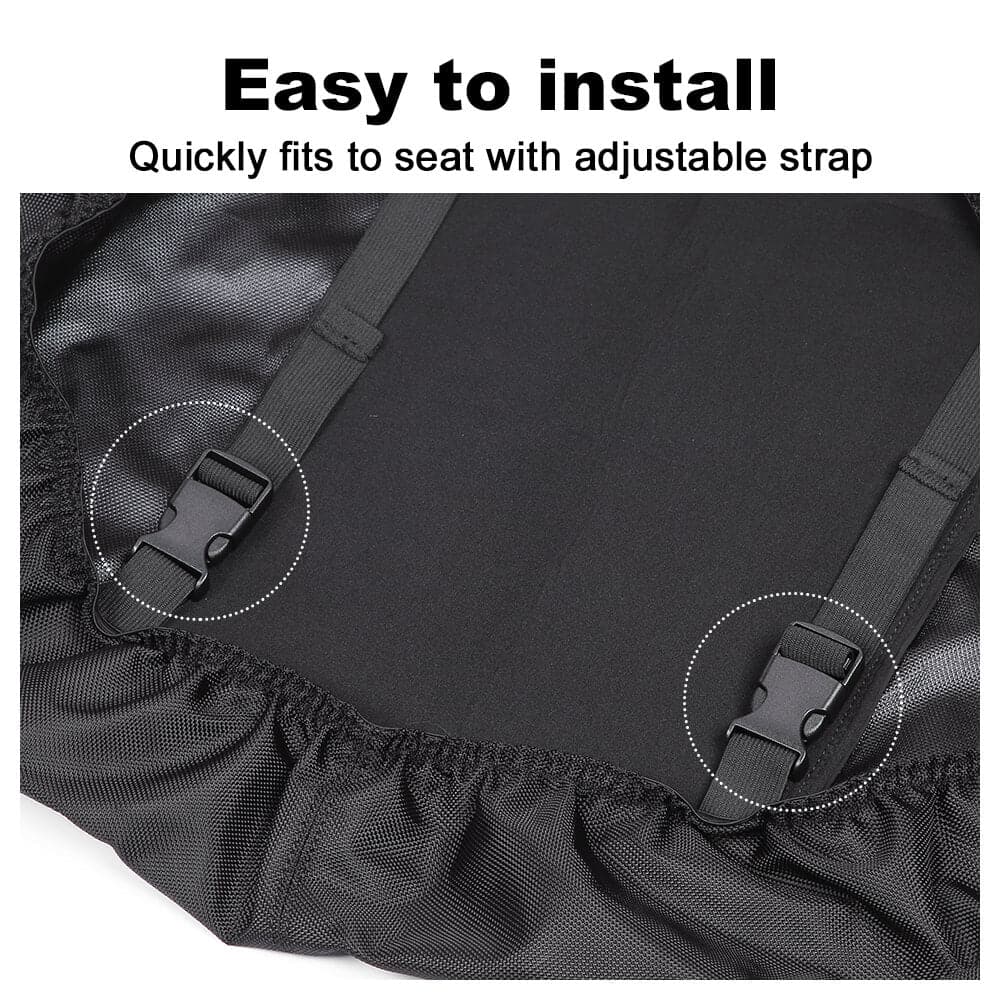 Photo of UTV Waterproof Seat Cover & 2" Tie Down Anchors for Polaris Ranger by Kemimoto - Premium for UTVs / Side by Sides