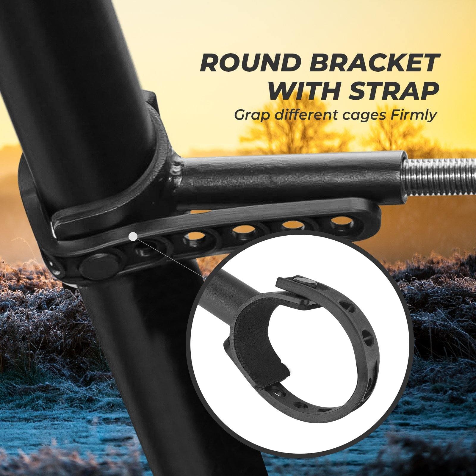 Photo of Overhead Bracket Holder Rack (Front to Back) by Kemimoto - Premium for UTVs / Side by Sides