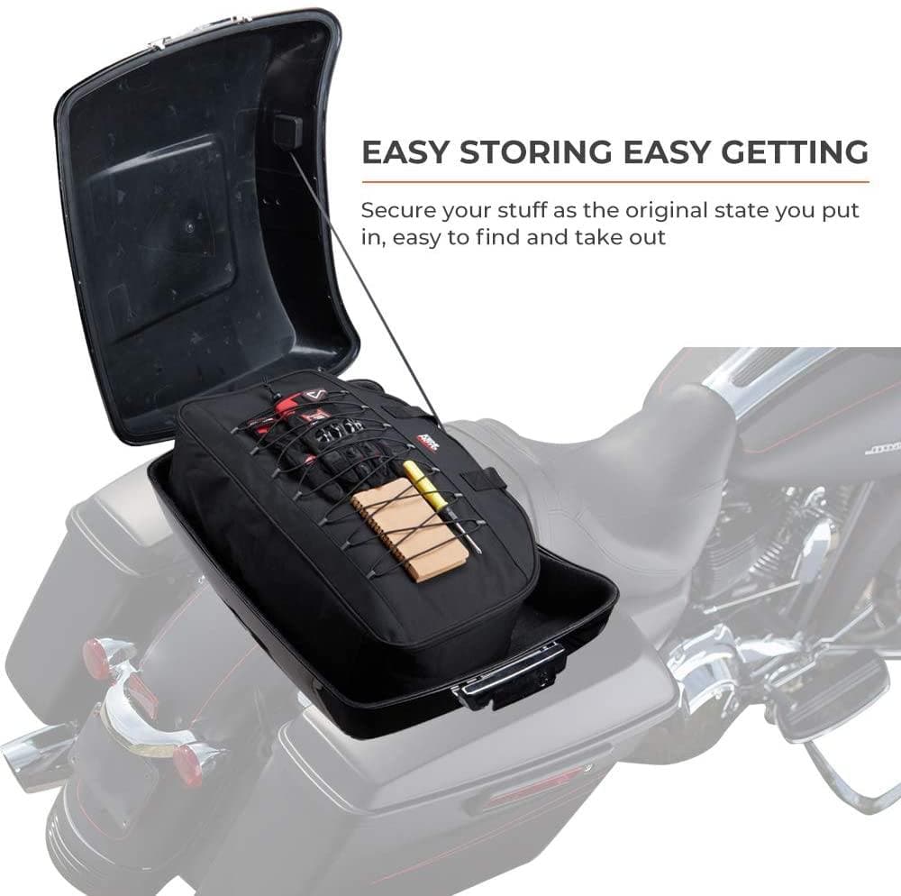 Photo of Tour Pack Organizer Soft Liner Luggage Bag for Harley by Kemimoto - Premium for UTVs / Side by Sides