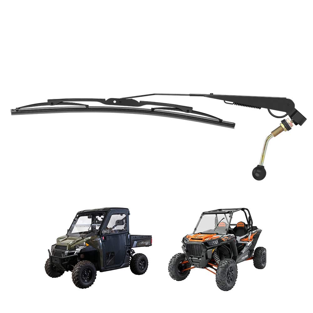 Photo of UTV Manual Hand Operated Windshield Wiper by Kemimoto - Premium for UTVs / Side by Sides