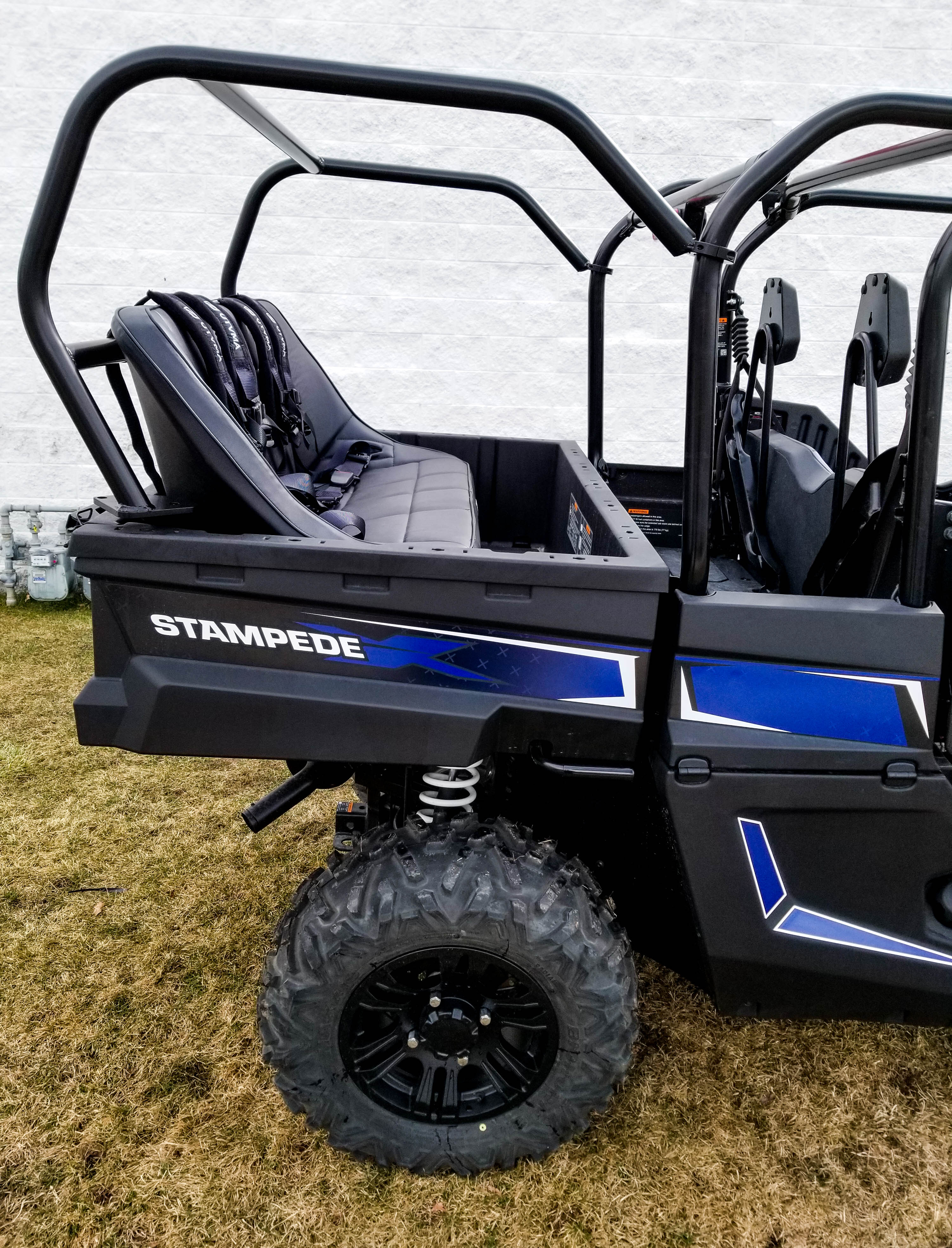 Photo of Textron Stampede 4 Back Seat and Roll Cage Kit (2018-2021) by UTV Mountain Accessories - Premium Roll Cages for UTVs / Side by Sides