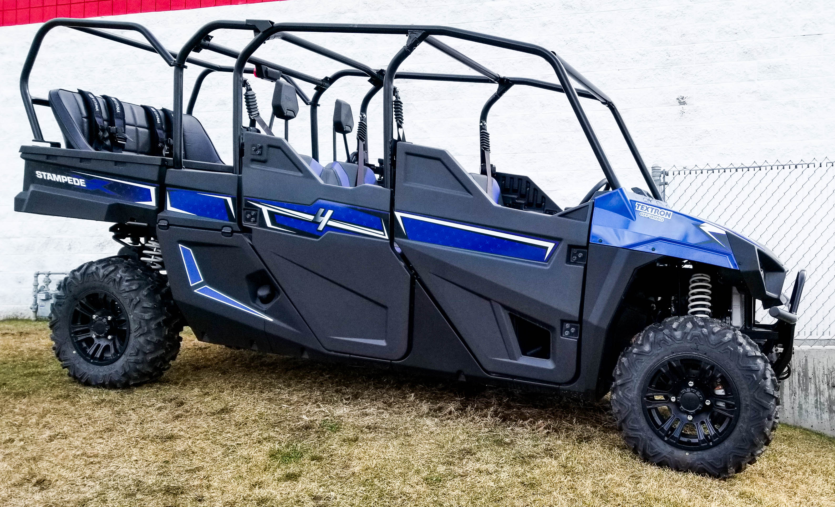Photo of Textron Stampede 4 Back Seat and Roll Cage Kit (2018-2021) by UTV Mountain Accessories - Premium Roll Cages for UTVs / Side by Sides