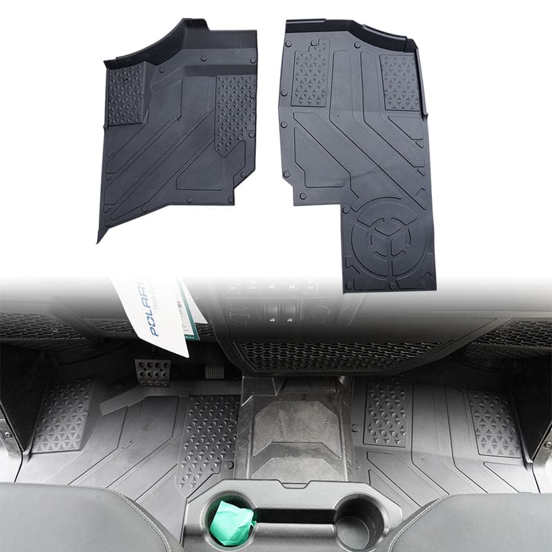 Photo of TPE Floor Mats for Polaris Ranger XD 1500 2024+ by Kemimoto - Premium for UTVs / Side by Sides