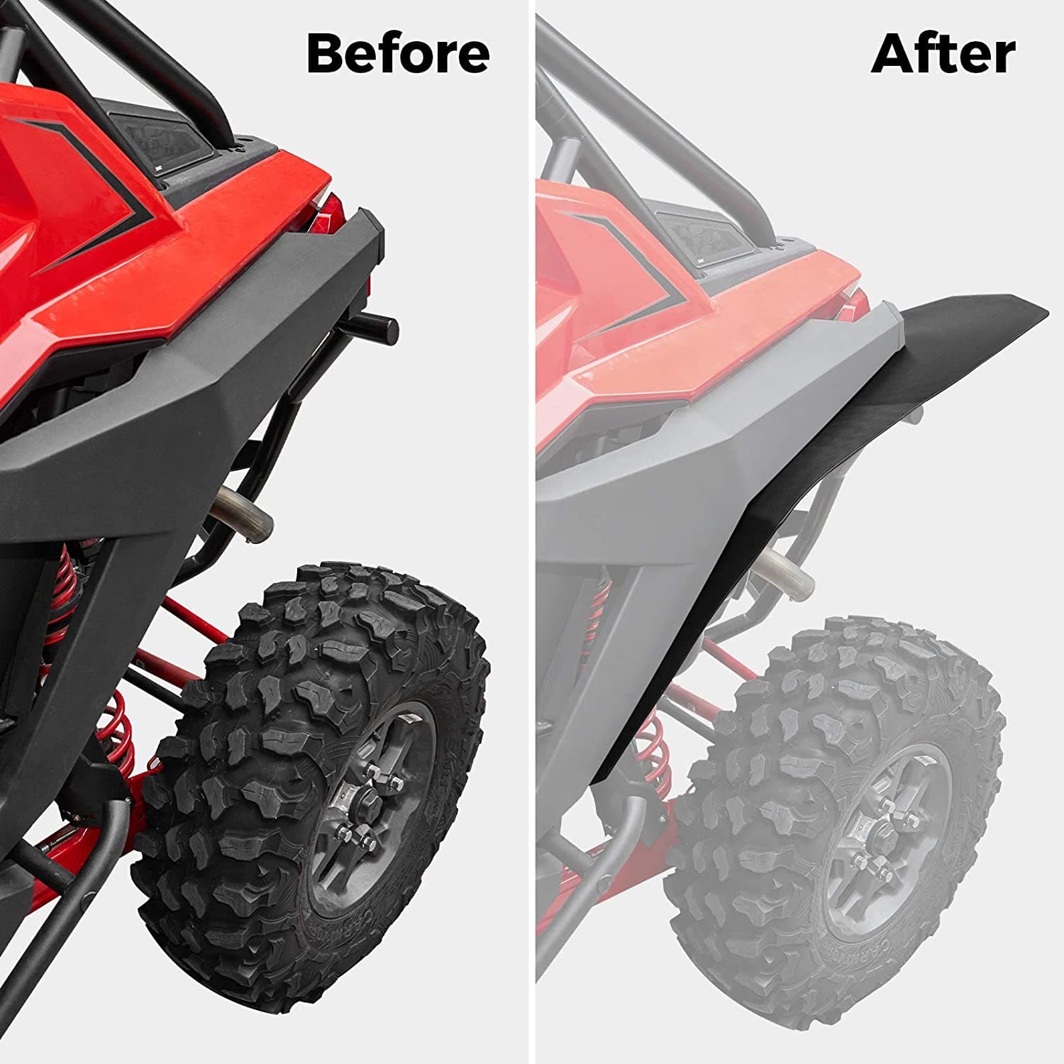 Photo of Fender Flares Kit for Polaris RZR PRO XP 2020-2024 by Kemimoto - Premium for UTVs / Side by Sides