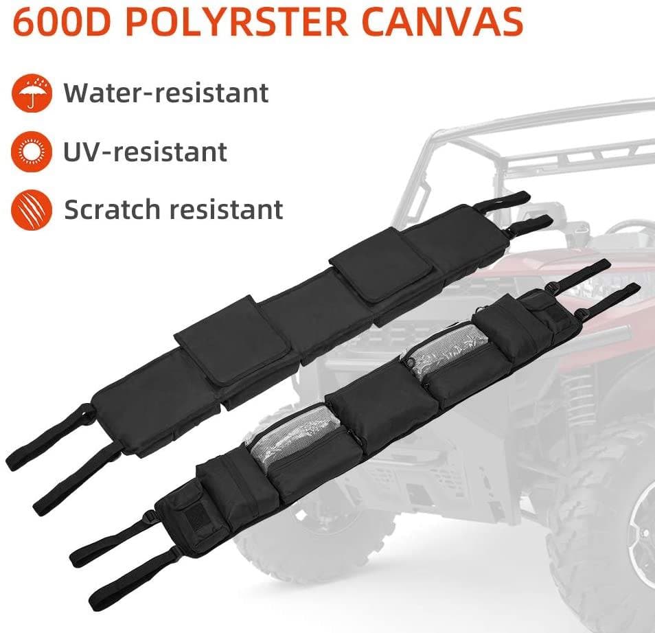Photo of UTV Universal Roll Cage Organizer Storage Bag by Kemimoto - Premium for UTVs / Side by Sides