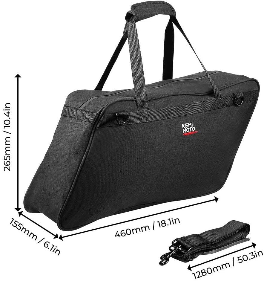 Photo of Street Glide Saddlebag Liners for Electra Glide Road King by Kemimoto - Premium for UTVs / Side by Sides