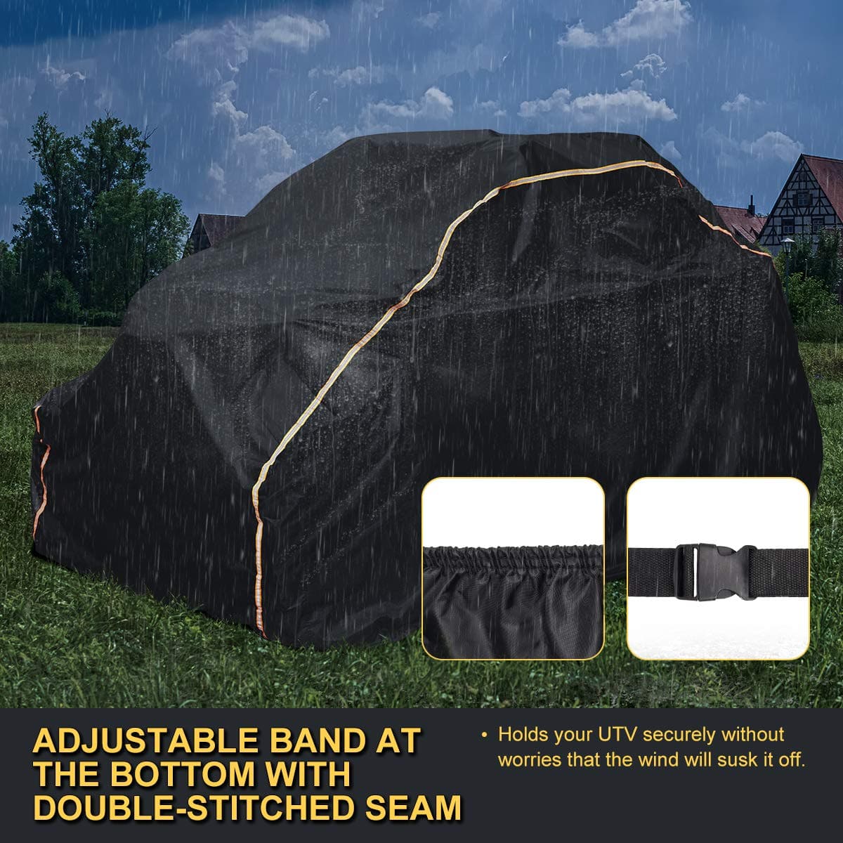 Photo of UTV Cover Heavy Waterproof for Polaris RZR PRO XP/Can-Am Maverick X3 by Kemimoto - Premium for UTVs / Side by Sides