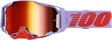 100% Armega Goggles - Fausto Red Mirror Lens