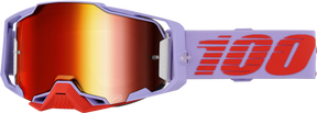 100% Armega Goggles - Fausto Red Mirror Lens