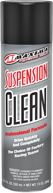 Photo of SUSPENSION CLEAN PROFESSIONAL FORMULA 13OZ by MAXIMA - Premium Chemicals for UTVs / Side by Sides