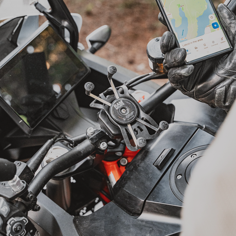 Photo of X-GRIP VIBE-SAFE PHONE HOLDER LARGE WITH BALL ADAPTER by RAM - Premium Accessories for UTVs / Side by Sides