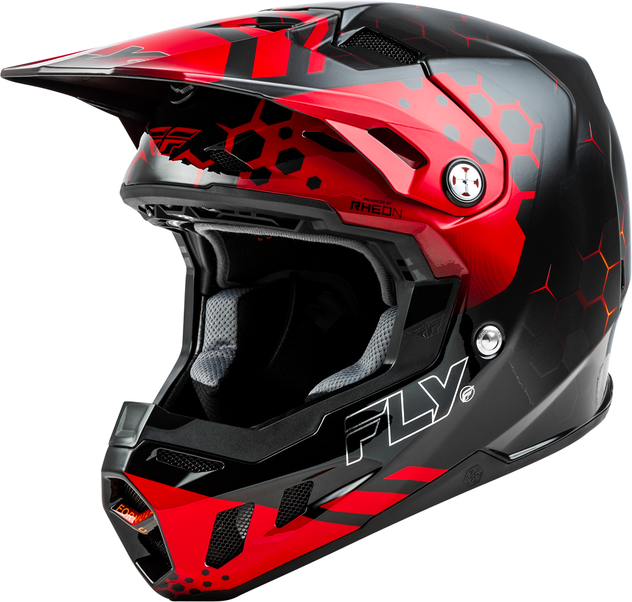 Photo of YOUTH FORMULA CC TEKTONIC HELMET BLACK/RED/ORANGE YL by FLY RACING - Premium Helmets for UTVs / Side by Sides