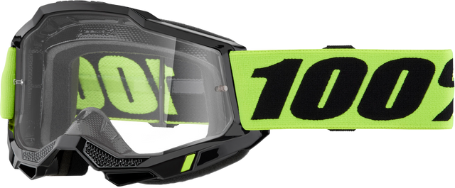 Photo of ACCURI 2 GOGGLE NEON YELLOW CLEAR LENS by 100-PERCENT - Premium Eyewear for UTVs / Side by Sides