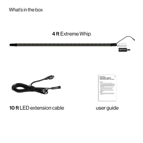 Photo of POWERSPORTS Extreme Whip Qty 1 X 4Ft by ECOXGEAR - Premium for UTVs / Side by Sides