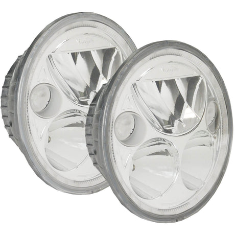 Photo of 5.75" VX Series LED Headlight Kit - Chrome | White Halo by Vision X Off-Road - Premium LED Headlight for UTVs / Side by Sides