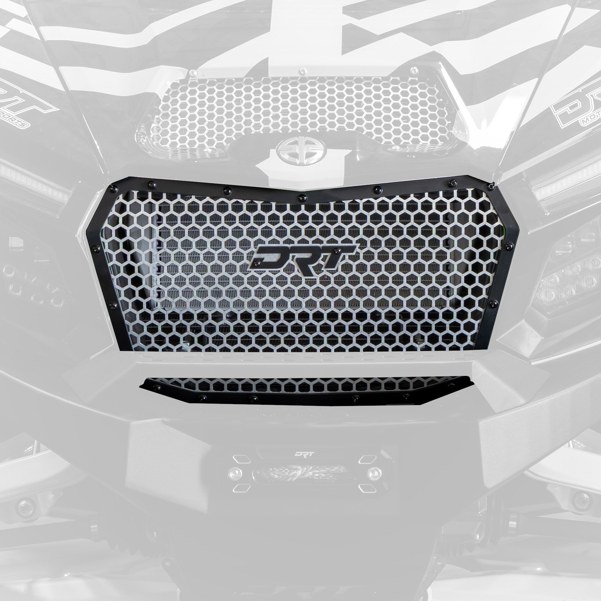DRT Motorsports Aluminum Front Grill for Kawasaki Teryx H2 - Aggressive Style + Durable Protection (2026+)