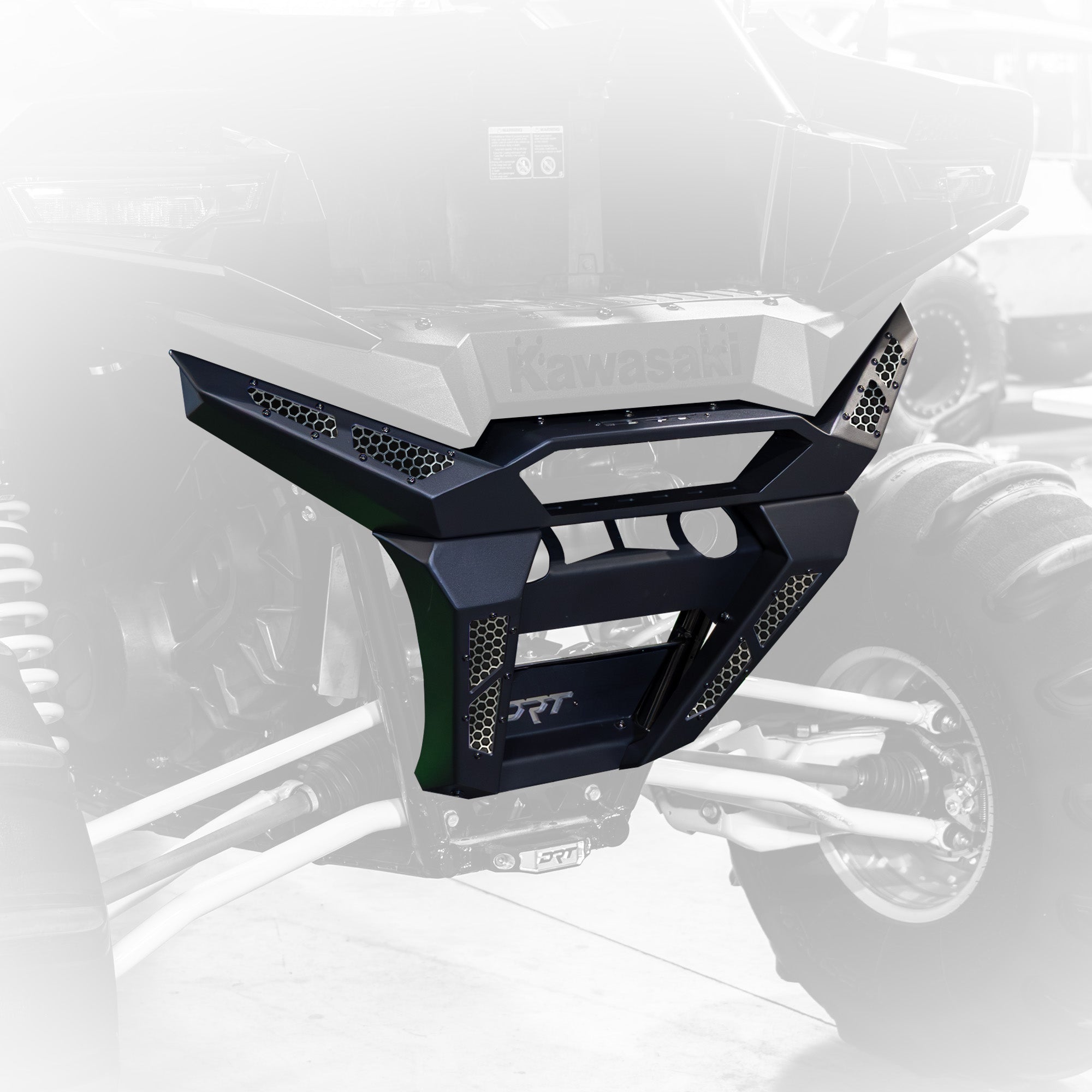 DRT Motorsports Rear Bumper - Rear Plastics Protection + Factory-Inspired Styling (2026+ Kawasaki Teryx H2)