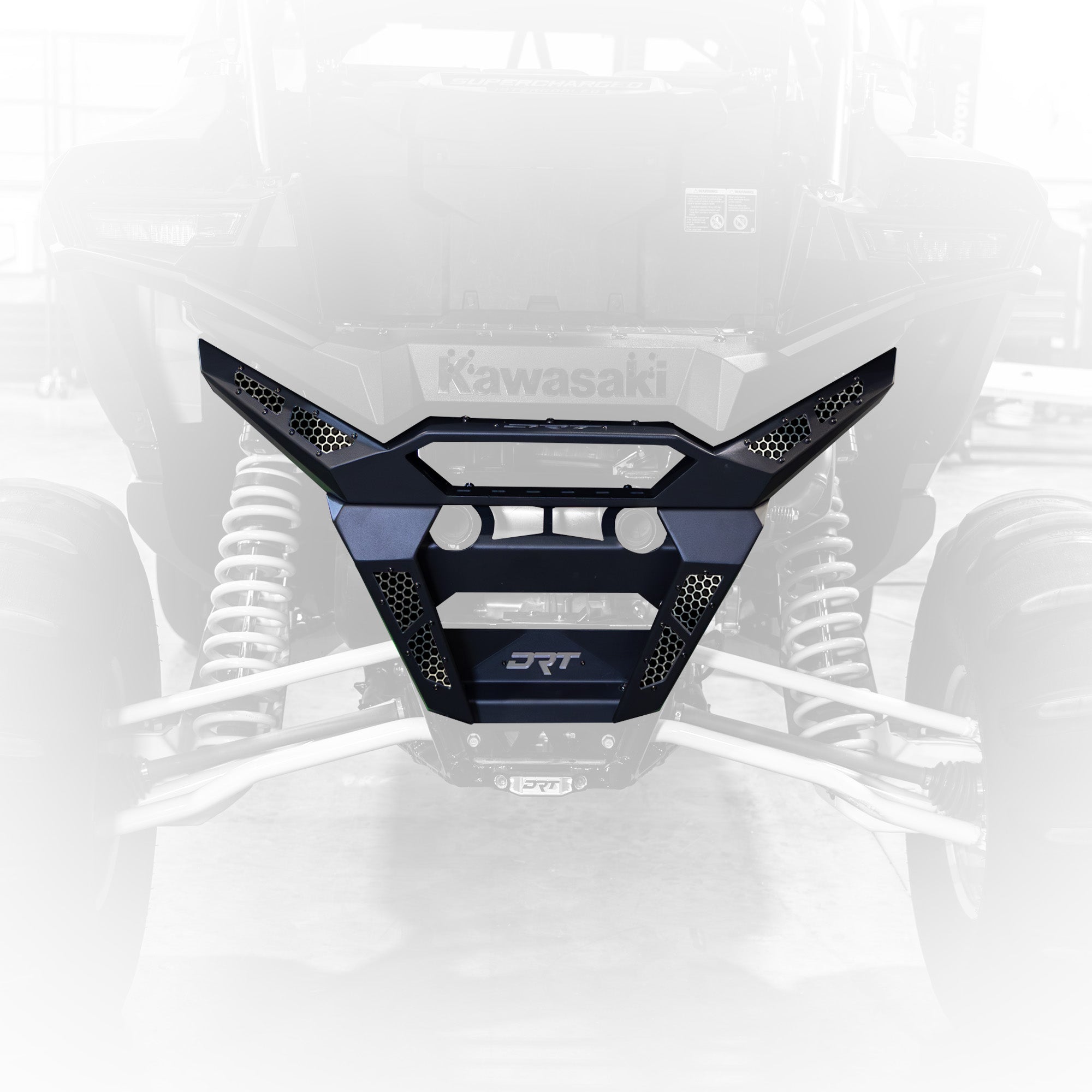 DRT Motorsports Rear Bumper - Rear Plastics Protection + Factory-Inspired Styling (2026+ Kawasaki Teryx H2)