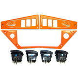 Polaris RZR XP1000 Ride Command 6-Switch CNC Billet Dash Panel - Multiple Colors + Optional Switches (2017+)