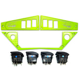Polaris RZR XP1000 Ride Command 6-Switch CNC Billet Dash Panel - Multiple Colors + Optional Switches (2017+)