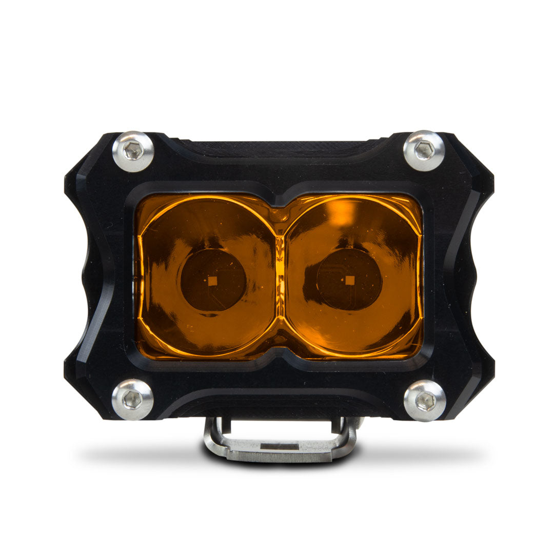Photo of BA-2 Amber LED Pod Light by Heretic Studio Dealer Portal - Premium Light Bar for UTVs / Side by Sides