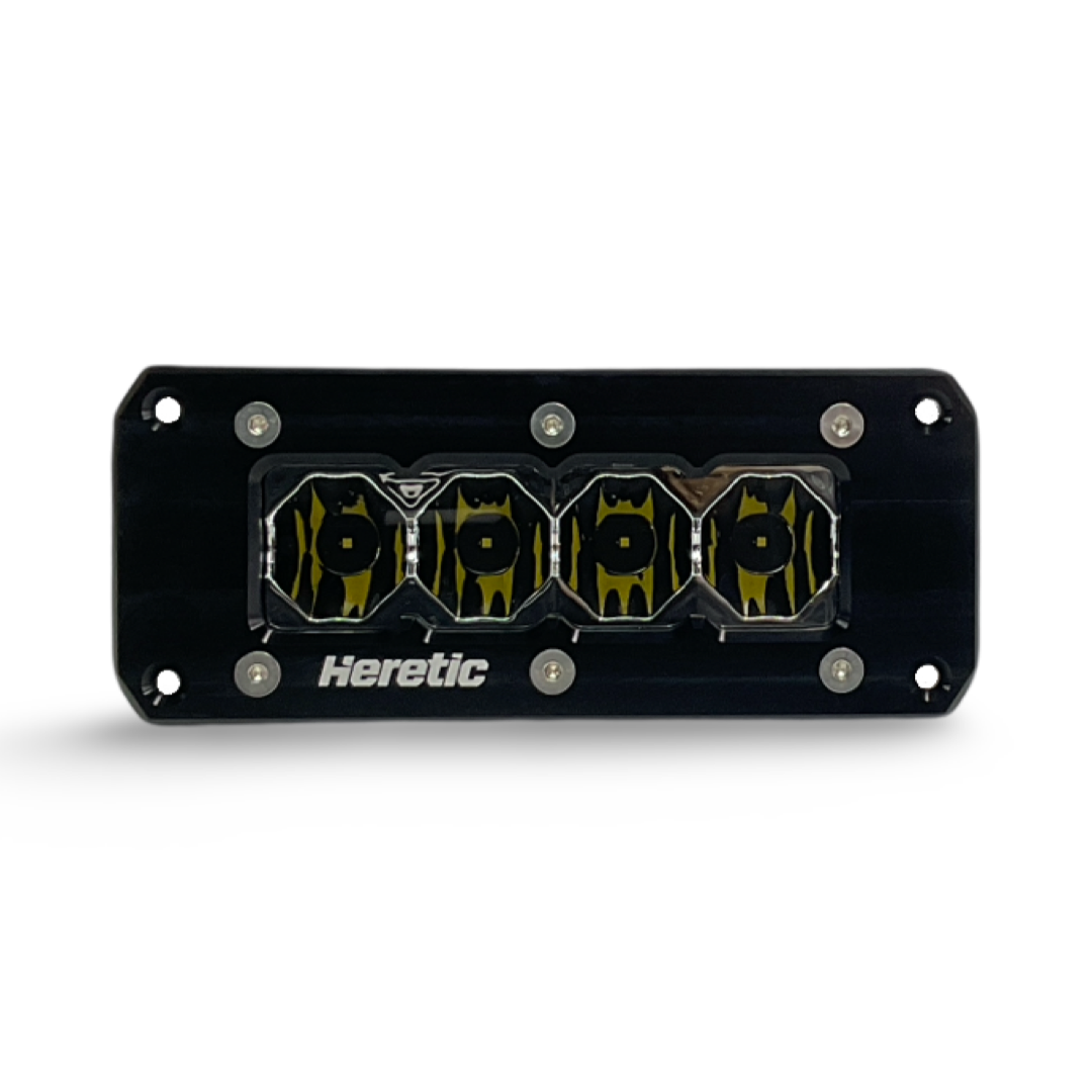 Photo of BA-4 Flush Mount Clear LED Pod Light by Heretic Studio Dealer Portal - Premium Light Bar for UTVs / Side by Sides