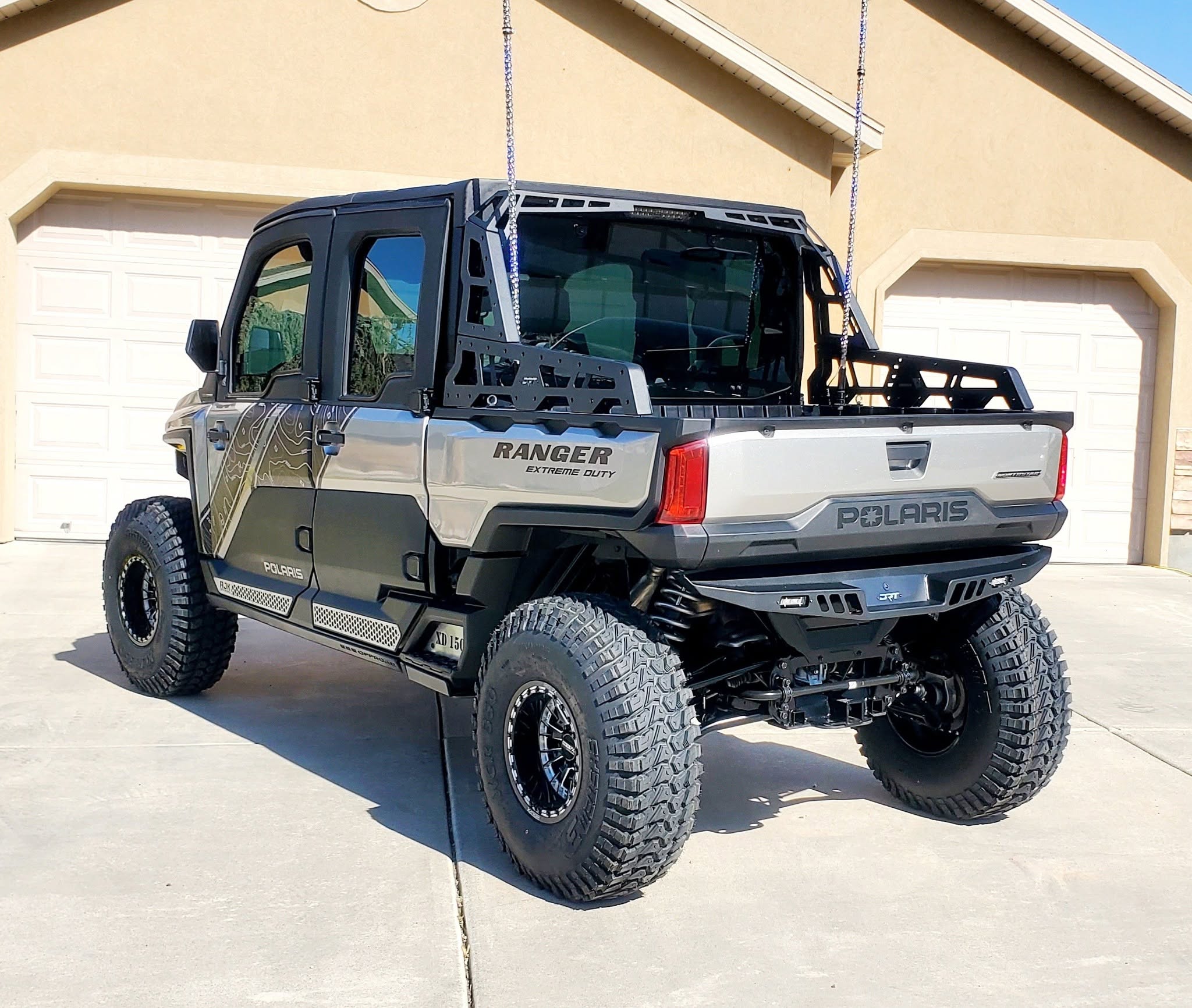 2024+ Polaris Ranger XD 1500 Rear Bumper by DRT Motorsports