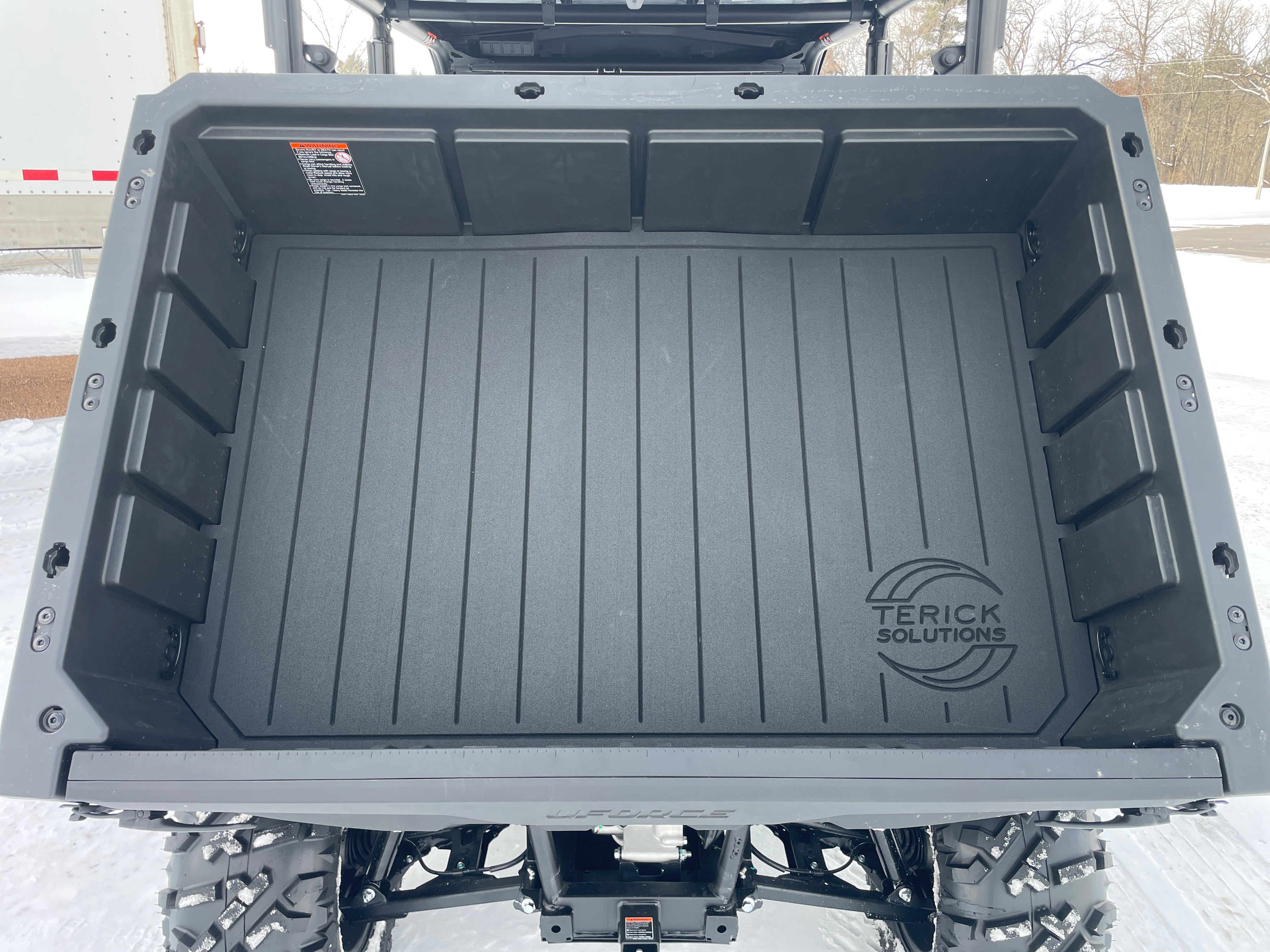 Photo of CFMOTO UFORCE 800XL Rubber Floor Mats by Terick Solutions - Premium UTV Rubber floor mats for UTVs / Side by Sides