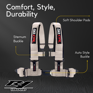 50 Caliber 4 point safety harness seat belt