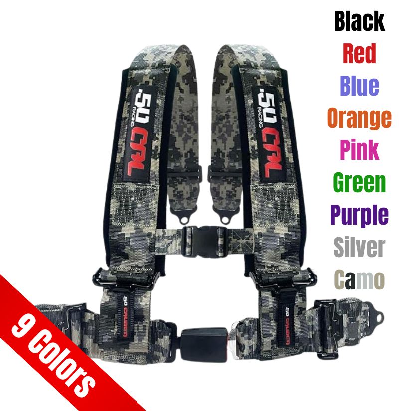 50 Caliber 4 point safety harness seat belt