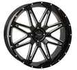 Photo of ST7 WHEEL 24X9 5+4 (0MM) 4/156 GLOSS BLACK MILLED by SYSTEM 3 - Premium Wheels for UTVs / Side by Sides