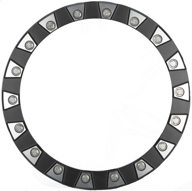 Photo of SPLIT 6 REPLACEMENT BDLK RING 14" BLACK/MACHINED by SEDONA - Premium Wheels for UTVs / Side by Sides