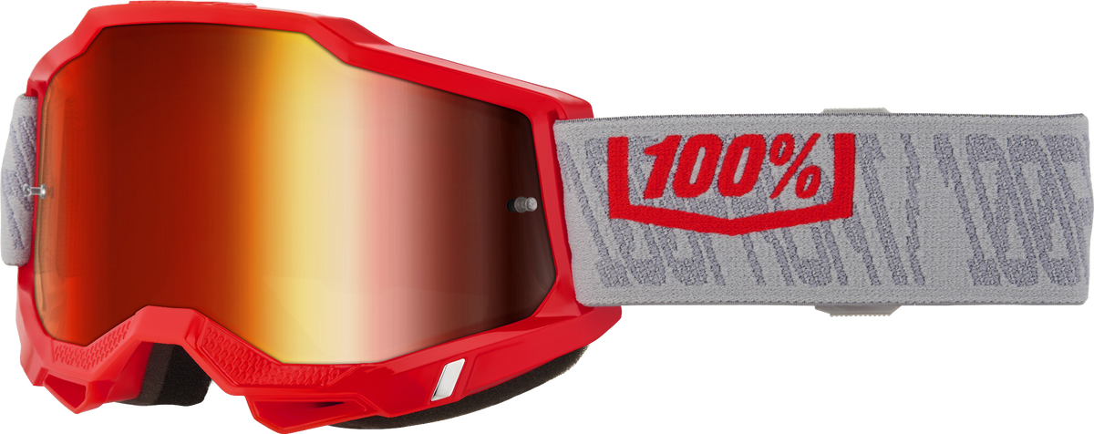 100% Accuri 2 Goggles - Gatorback Red Mirror Lens