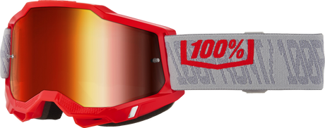100% Accuri 2 Goggles - Gatorback Red Mirror Lens