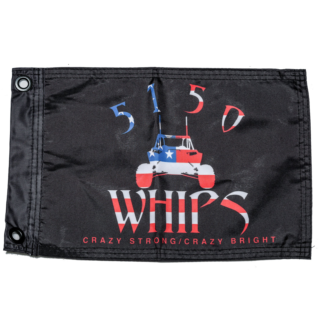 Photo of 5150 Flag with American Logo by 5150 Whips Inc. - Premium Flags for UTVs / Side by Sides