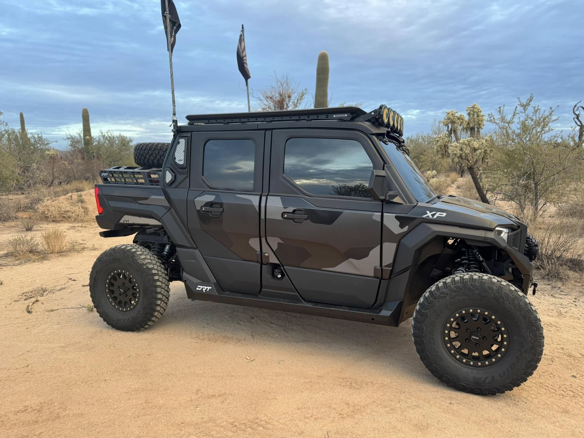 2024+ Polaris Xpedition Chase Rack & Tire Carrier System by DRT Motorsports