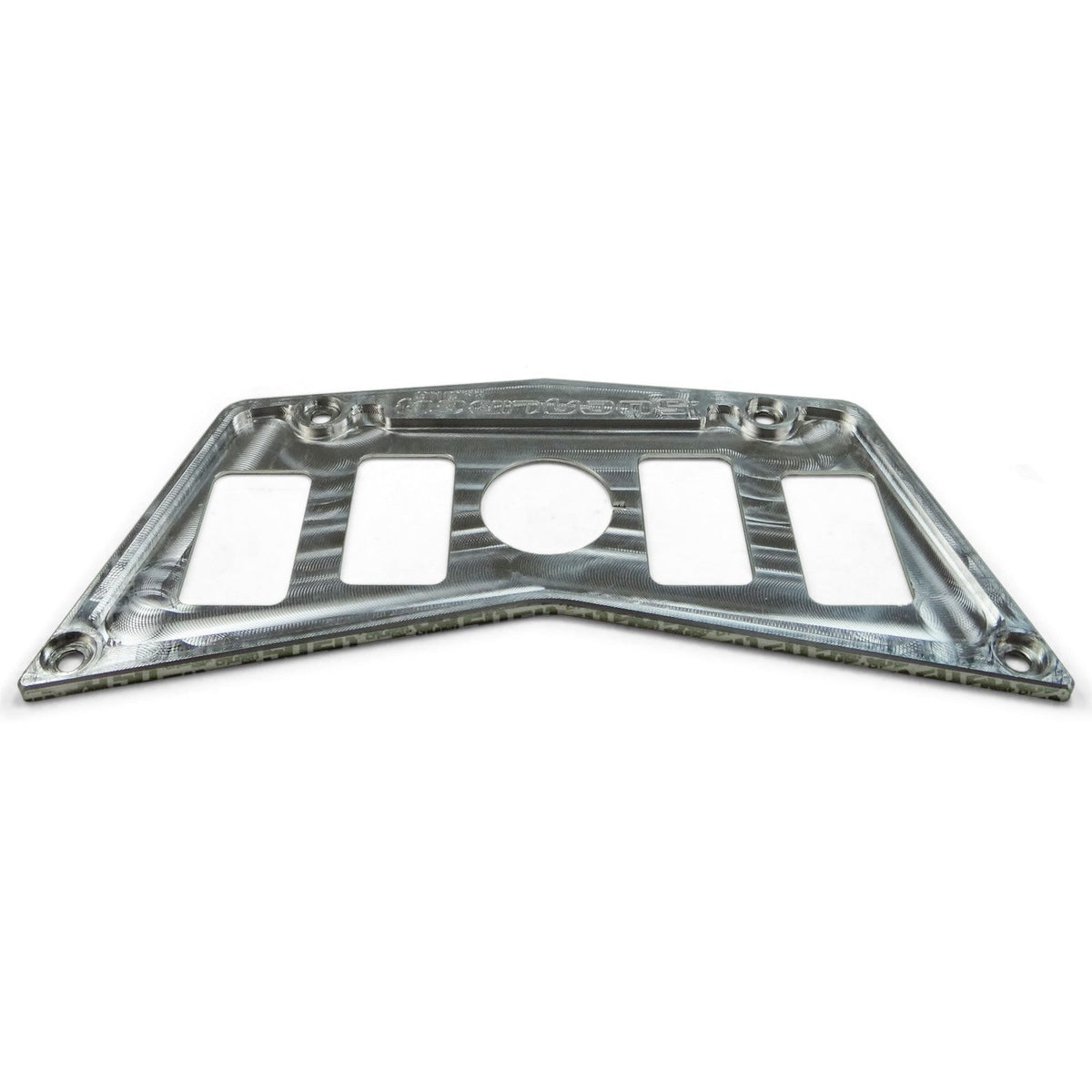 50 Caliber Racing Polaris RZR XP900 800 570 4 Switch Dash Panel (Machined Finish)
