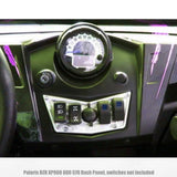 50 Caliber Racing Polaris RZR XP900 800 570 4 Switch Dash Panel (Machined Finish)