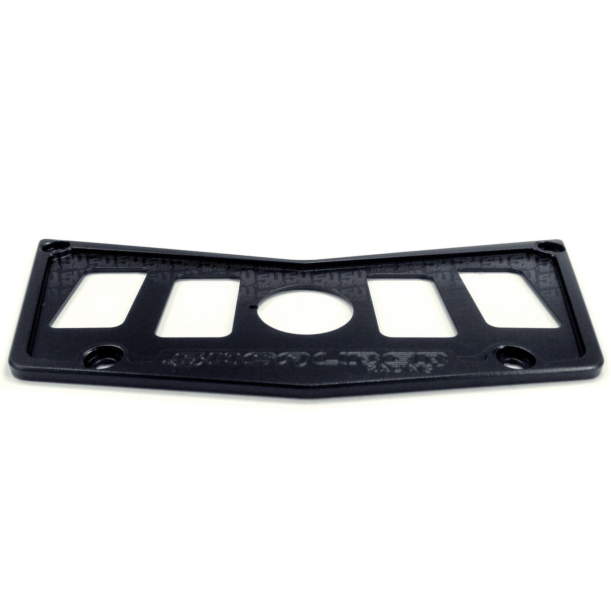 50 Caliber Racing Polaris RZR XP900 800 570 4 Switch Dash Panel - Black Billet Aluminum