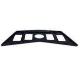 50 Caliber Racing Polaris RZR XP900 800 570 4 Switch Dash Panel - Black Billet Aluminum