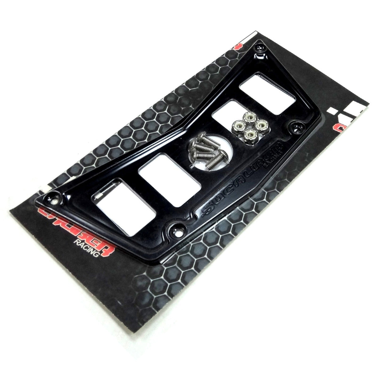 50 Caliber Racing Polaris RZR XP900 800 570 4 Switch Dash Panel - Black Billet Aluminum