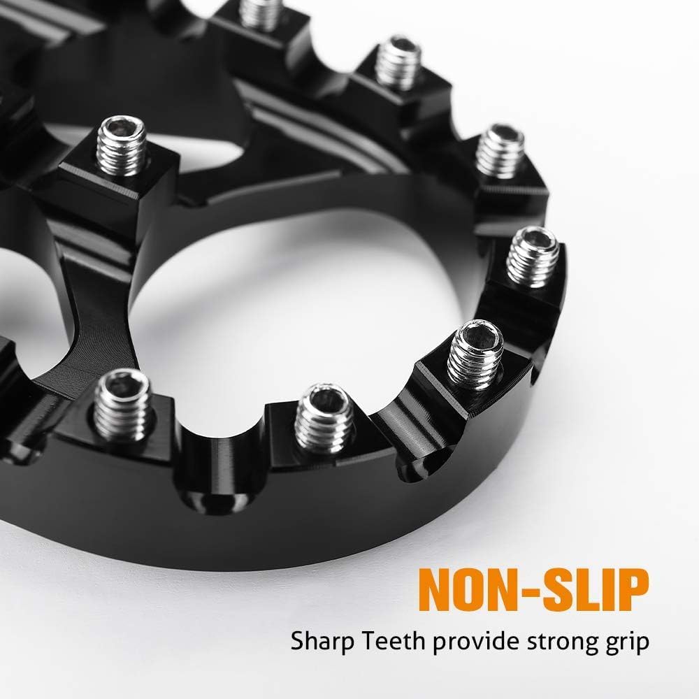 Photo of Kemimoto Footpegs for Dyna Sportster FLFB FLSTF Iron 883 Softail Street Glide by Kemimoto - Premium for UTVs / Side by Sides