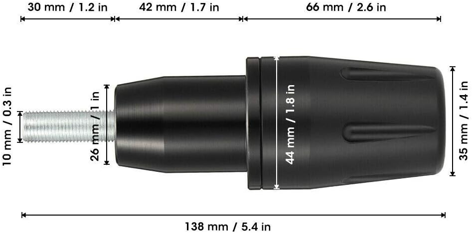 Photo of Motorcycle Frame Sliders for FZ07 MT07 XSR700 FZ-07 MT-07 by Kemimoto - Premium for UTVs / Side by Sides